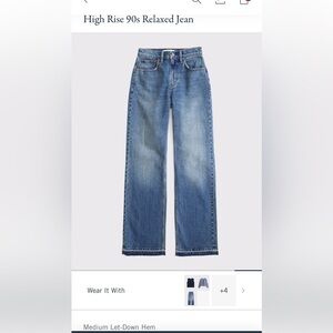 Abercrombie Curve Love. NWT!